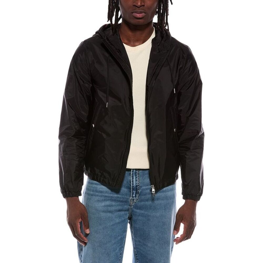 Moncler Mens  Rain Jacket, Black